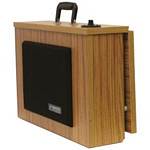Amplivox S272-OK Modular EZ Speak Folding Lectern (Wired, Oak) 