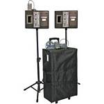 Amplivox SW227 Complete 50 Watt Wireless Sound System with Remote Powered Speaker
