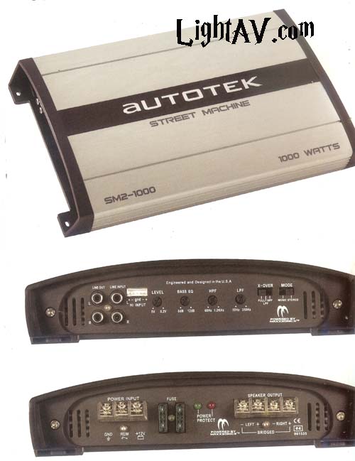 AutoTek Street Machine 1,2,4 Channel Amplifiers