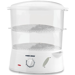 black decker hs1050 7qt food steamer 75 min bell timer white timer 75 mins