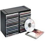 Case Logic TCD-30 Stackable/Wall Mountable 30-CD Plastic Storage Tray