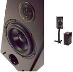 CDT Audio Sonawall Monitor 6.5" 2 Way Audiophile Solid Oak Bookshelf Speaker