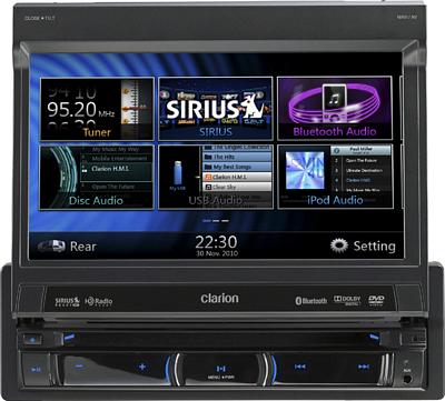 Clarion Nz502 Single Din 7 Touchscreen Av Receiver With Navigation And Bluetooth 2 1 Edr 4v Hi Volt Rca