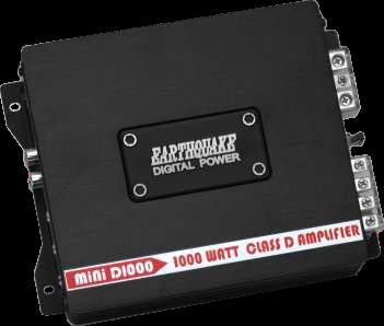 Earthquake Sound MiNi-D1000 1000W Mono Subwoofer Amplifier