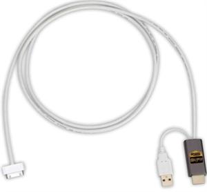 Power Acoustik HDM-i4 Smart Phone MHL / HDMI Interface Cable for iPhone4, i Power Acoustik HDM-i4 Smart Phone MHL / HDMI Interface Cable for iPhone4, iPhone4S, iPad2 and iPad3