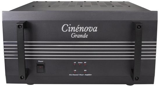 Earthquake Cinenova Grande 5 Channel 300 RMS @ 8 Ohms Audiophile Home Theater Amplifier with Balanced XLR Inputs