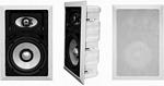 Earthquake IMAGE 846X  8 Inch / 4x6 Inch / 1 Inch 3 Way Audiophile In-Wall Speakers with Back Box Enclosure