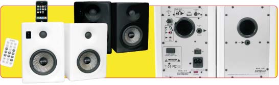 Earthquake IQ-52B iQuake 2.1 5.25 Inch 2 Way Speaker System for iPod and Portable Media Black Earthquake IQ-52B iQuake 2.1 5.25 Inch 2 Way Speaker System for iPod and Portable Media Black