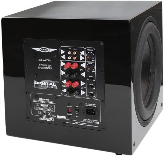 earthquake powered subwoofer