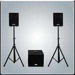 Gemini DJ XTR-500 2 XTR-SAT 10  Monitors / 15 Subwoofer 800W Complete Powered Speaker System