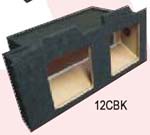Atrend 10CBK Dual 10 Inch 94-02 Camaro / Trans AM Subwoofer Box Square Cutout