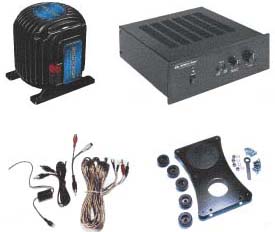 Buttkicker BK-LFEKIT Complete Home Theater Shaker / Transducer Kit BK-LFE, BKA1000-N, CMAK