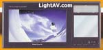 Power Acoustik PT-738MSV 7.3 Inch Widescreen Sunvisor Monitor with Mirror 