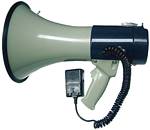 Amplivox S602M Piezo Dynamic Megaphone with DETACHABLE COIL-CORDED MIC, BUILT IN SIREN & WHISTLE, UP TO 1760 YARDS (1 MILE) SOUND COVERAGE