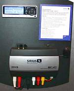 Sirius SC-V1 SiriusConnect Backseat Audio Video Tuner