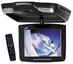 Power Acoustik PMD-83CM 8 Inch Ceiling Mount Flip Down Monitor with DVD Player