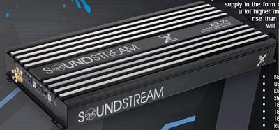 SoundStream X3.60 Competition 3000 Watt RMS @ 1 Ohm Class D Mono Subwoofer Amplifier SoundStream X3.60 Competition 3000 Watt RMS @ 1 Ohm Class D Mono Subwoofer Amplifier