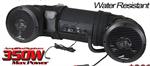 AUDIOPIPE ATVP-3200 Dual 8 2 Way 350W Marine / Off Road ATV / UTV, Jet Ski, Snowmobile Waterproof Sound System 3.5mm Aux Input , iPod