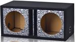 Atrend 10DVR - Reaper Black 10 Inch Dual Vented Reaper Black Custom Subwoofer Box