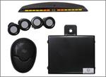 Crimestopper BackStopper CA-5018 Front Parking Assist System with Front Mount, Slim LED Display with Paintable Sensors