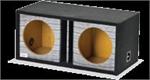 Atrend 10DVR - Platinum Wood Grain 10 Inch Dual Vented Platinum Wood Grain Custom Subwoofer Box