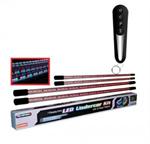 Audiopipe NL-3648RSM Pipe Dream 4 Bar 7 Color LED UNDER CAR KIT with Built-In Music Sensor