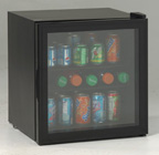 AVANTI BCA184BG 1.8 Cu Ft Compact Refrigerator with Glass Door BLACK