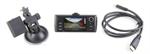 Crimestopper DR-320 Windshield Mount 2 Channel DVR / Dash Cam System with 1 Built-In Camera and 1 External Camera