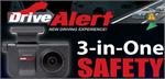Power Acoustik DRIVE ALERT 3 In 1 Front Collision Warning, Lane Departure Warning and Black Box Recorder