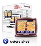 TOMTOM ONE 140 3.5 Inch Touch Screen Portable GPS with Voice RED (Refurbished)